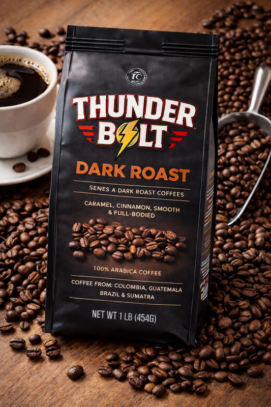 ThunderBolt Dark Roast Coffee Beans 1 lb
